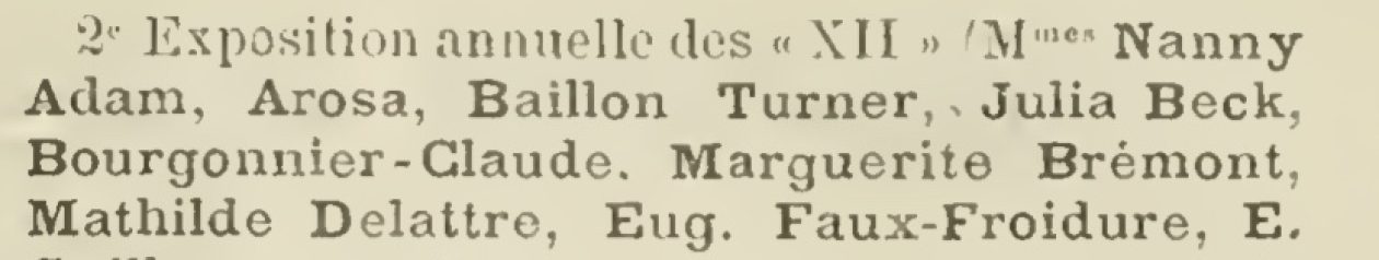 Mathilde Delattre (1871-1950) artiste-peintre