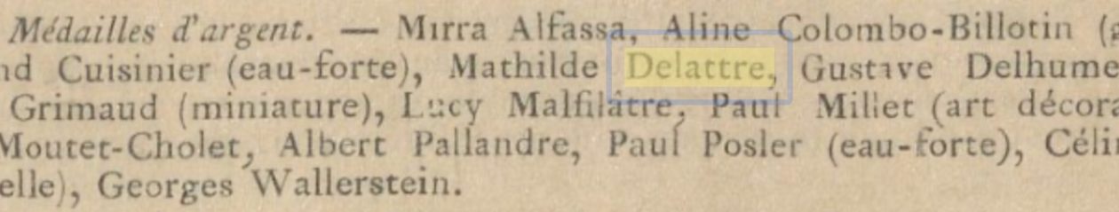 Mathilde Delattre (1871-1950) artiste-peintre