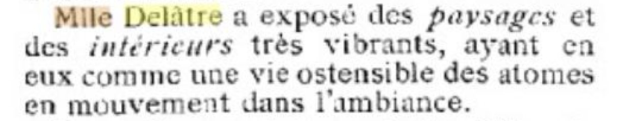 Mathilde Delattre (1871-1950) artiste-peintre